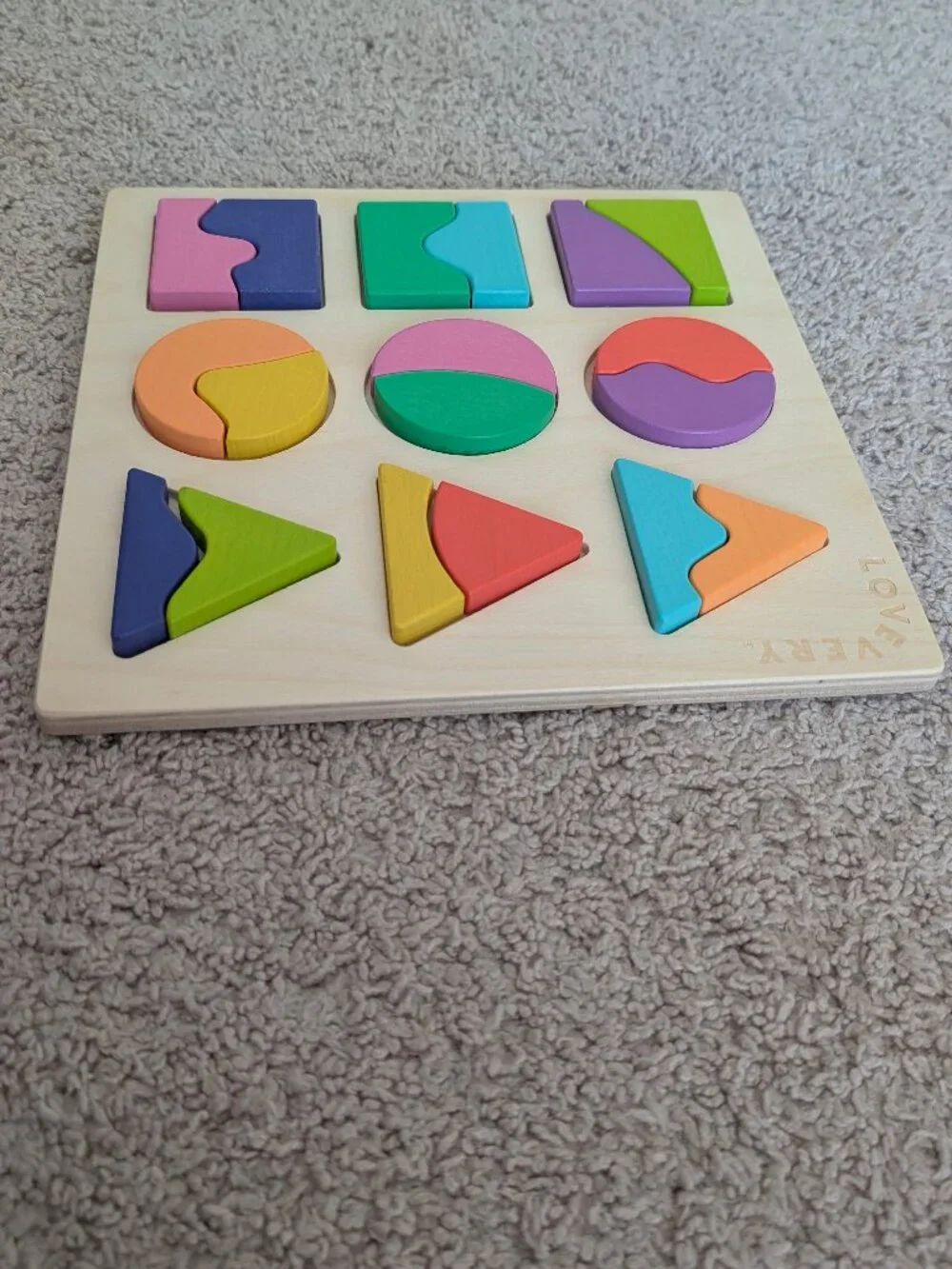 Lovevery Land and Sky Two Part Puzzle